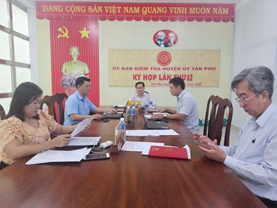 Thông báo kỳ họp thứ 62 Ủy ban Kiểm tra Huyện ủy